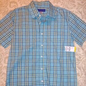 Boys short sleeved woven shirt M 10/12